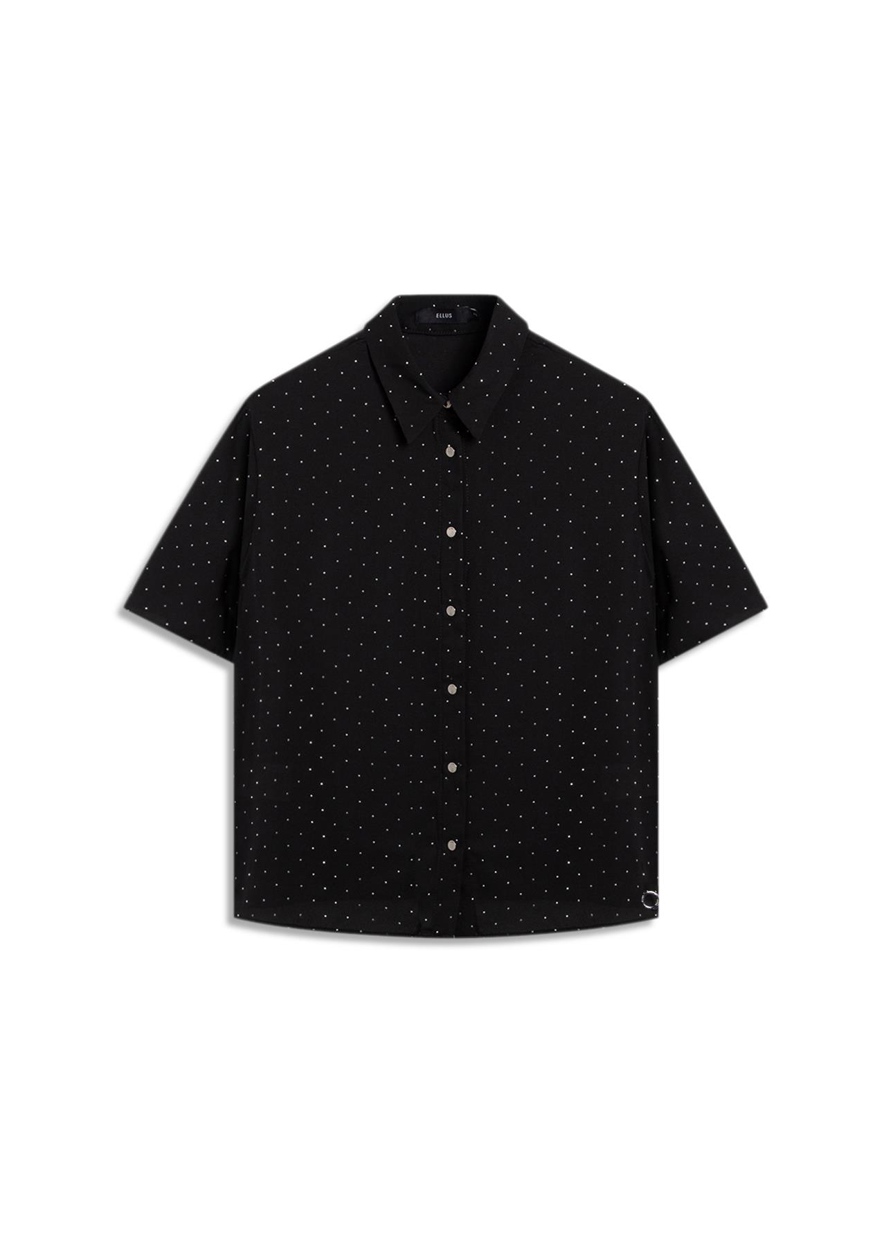 Camisa Crepe Petit Preto