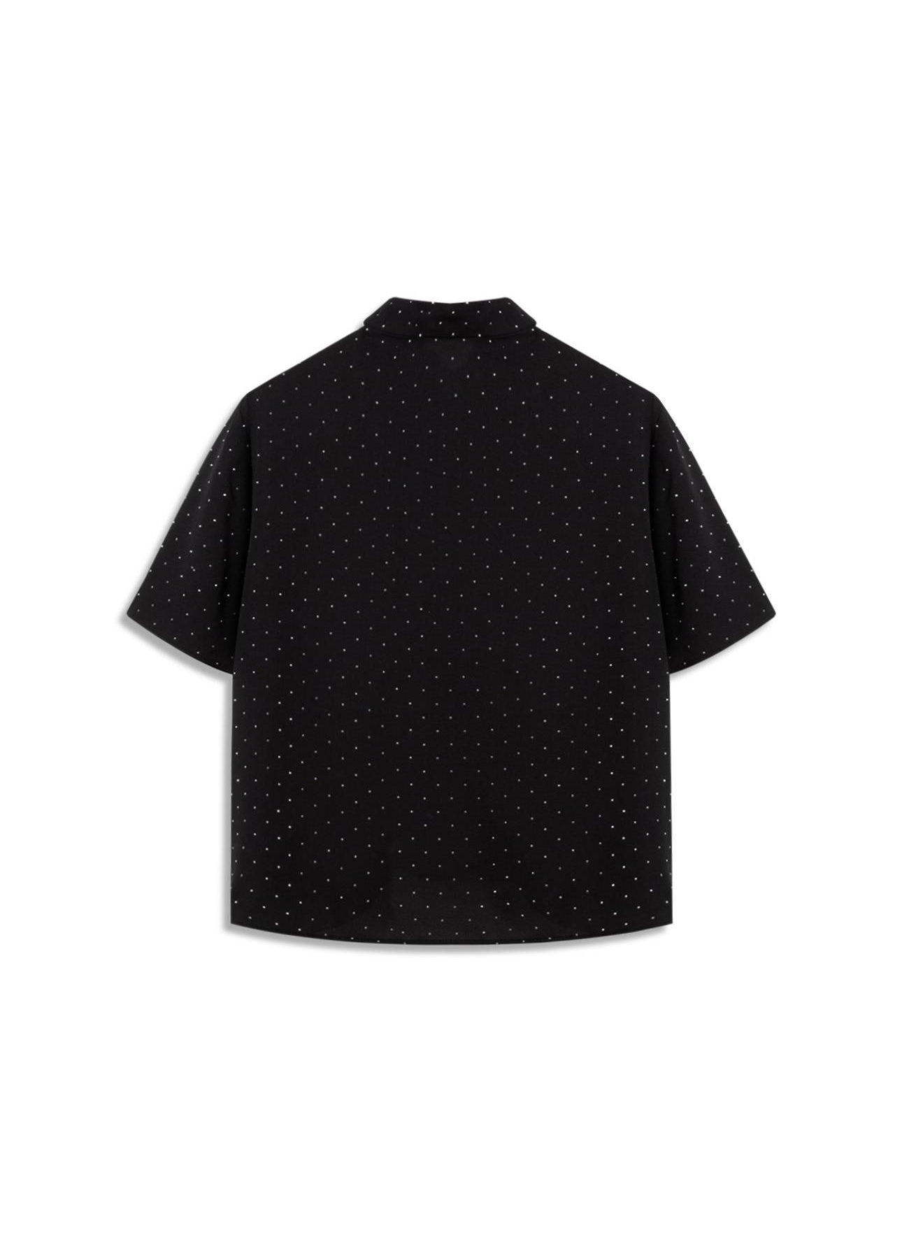 Camisa Crepe Petit Preto