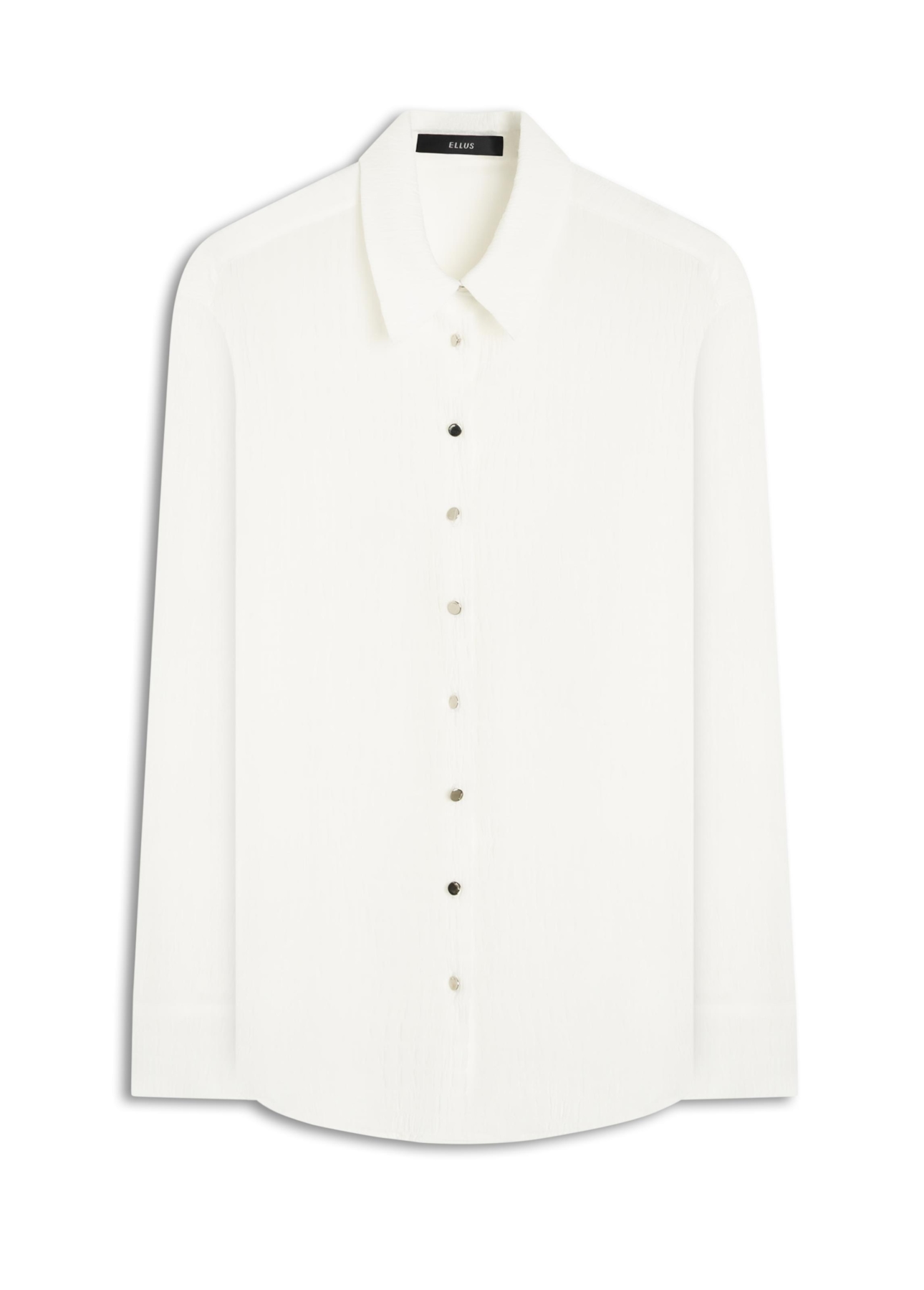 Camisa Crepe Texture Classic Off White