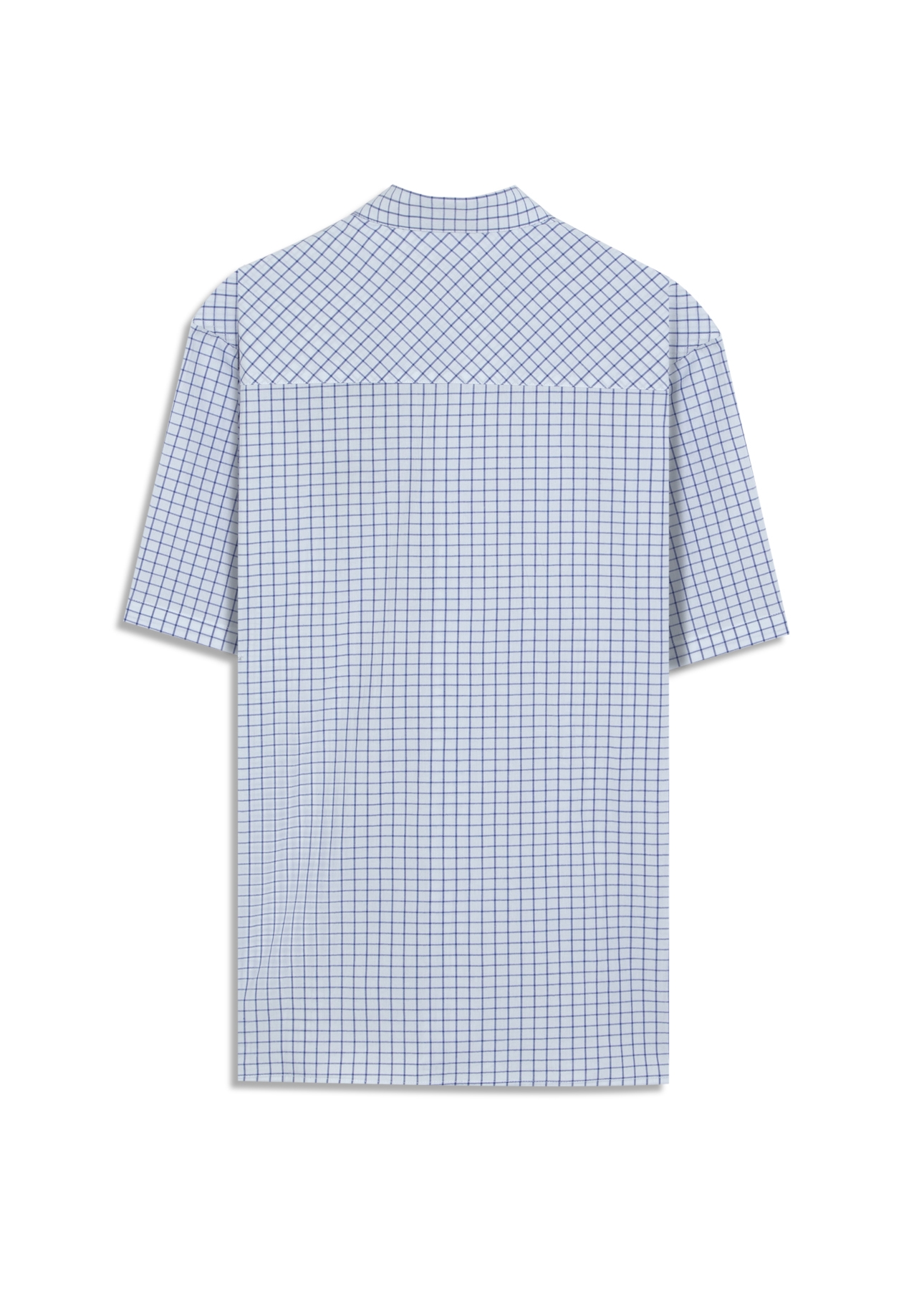 Camisa Crumpled Stretch Azul Bic