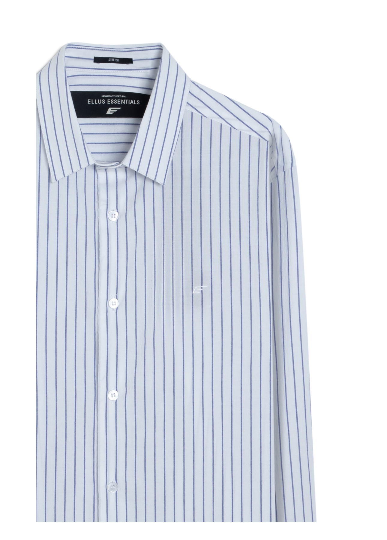 Camisa Crumpled Stretch Santa Azul Bic