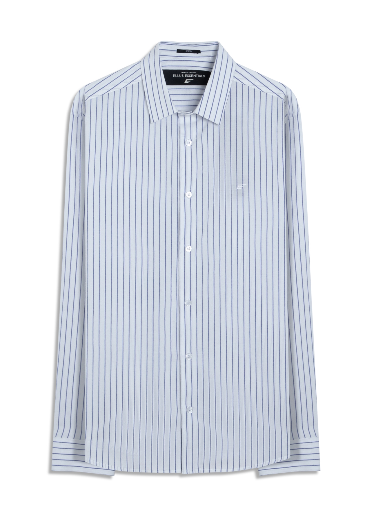 Camisa Crumpled Stretch Santa Azul Bic