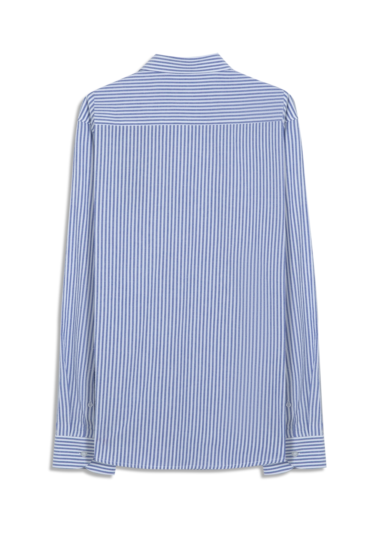 Camisa Crumpled Stretch Santa Paula Listras Cla Azul Bic