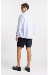 Camisa Fil a Fil Modal Classic Azul Claro