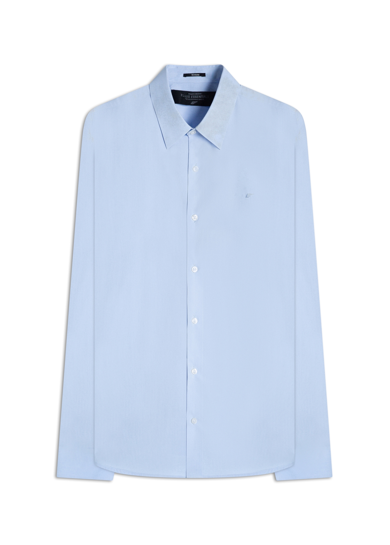 Camisa Fil a Fil Modal Classic Azul Claro