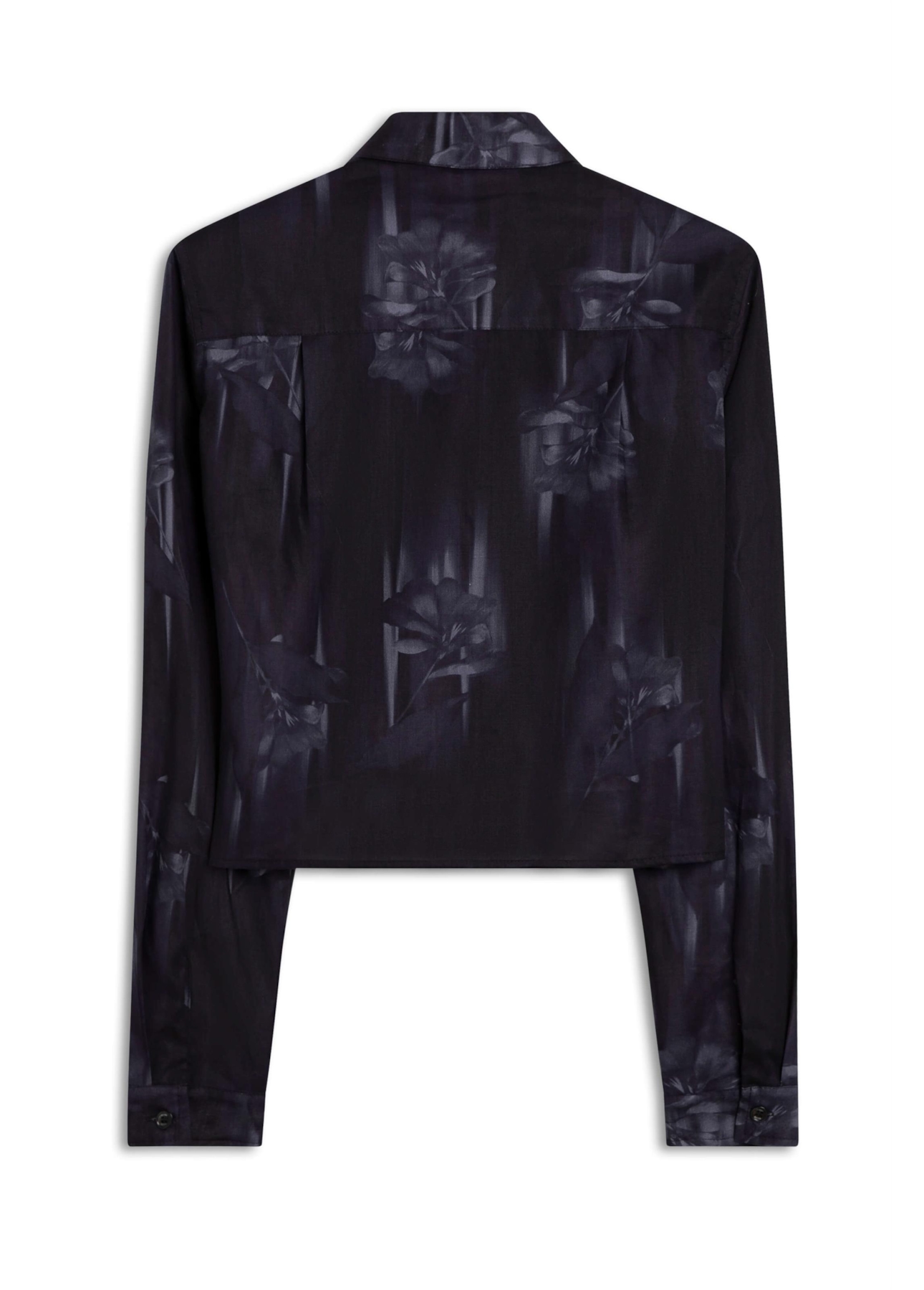 Camisa Flame Surf Cropped Purple Blue