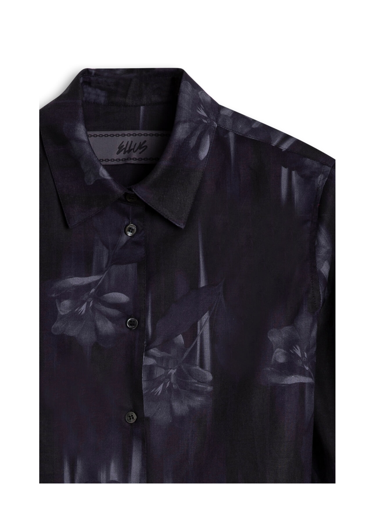 Camisa Flame Surf Cropped Purple Blue