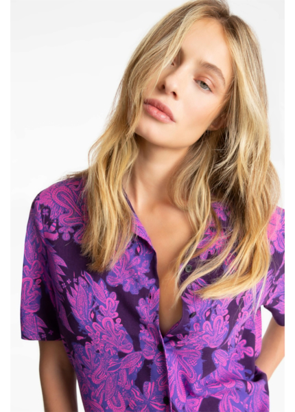 Camisa Floral American Pink