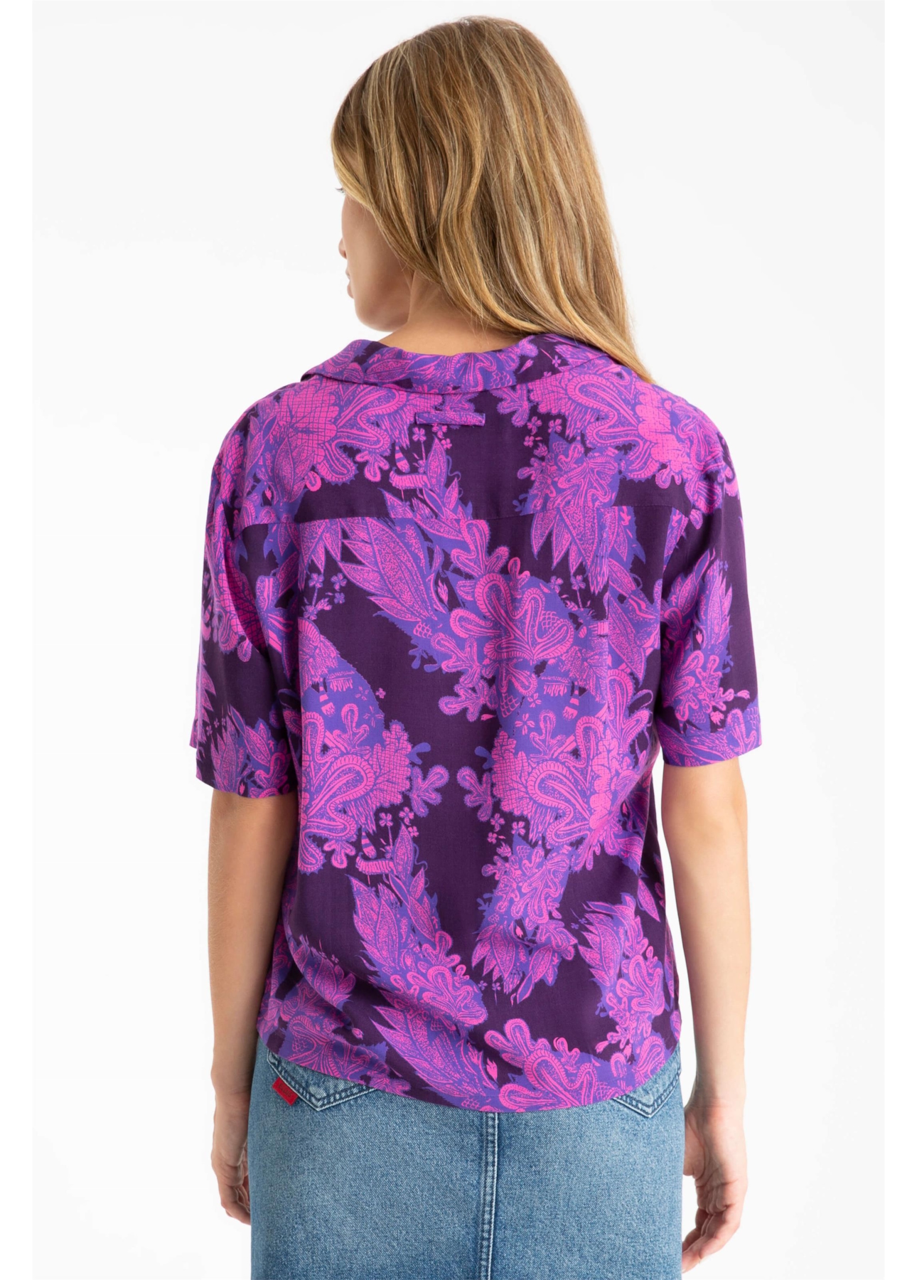 Camisa Floral American Pink
