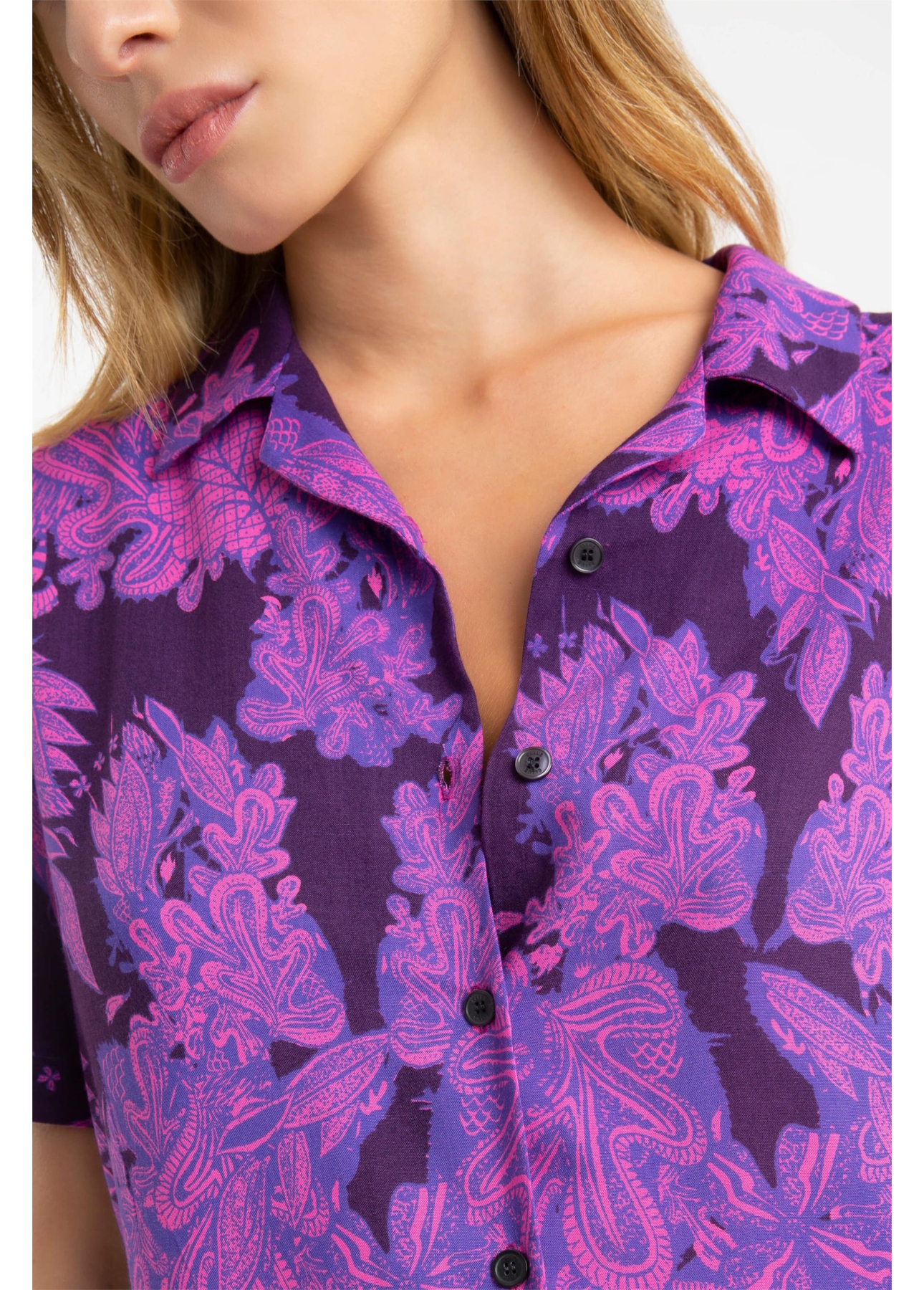 Camisa Floral American Pink
