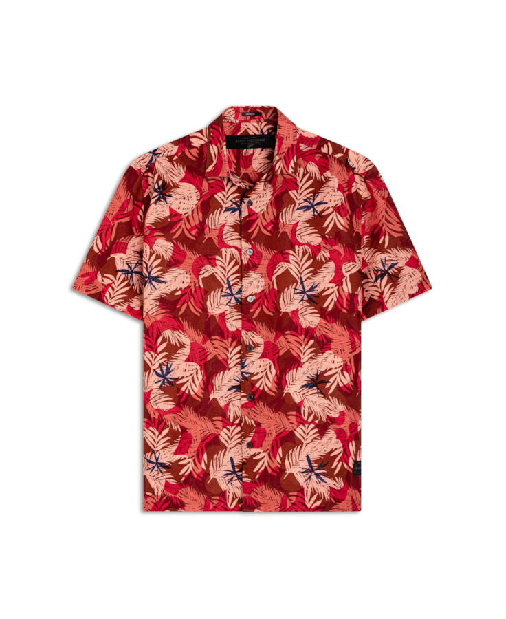 Camisa Flower Power Surf Vermelho