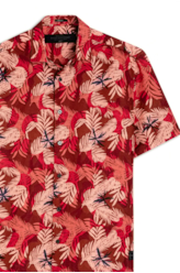 Camisa Flower Power Surf Vermelho