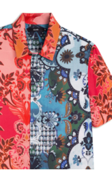 Camisa Flowers Mix American Estampado