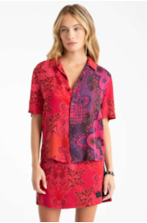 Camisa Flowers Mix American Estampado