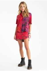 Camisa Flowers Mix American Estampado
