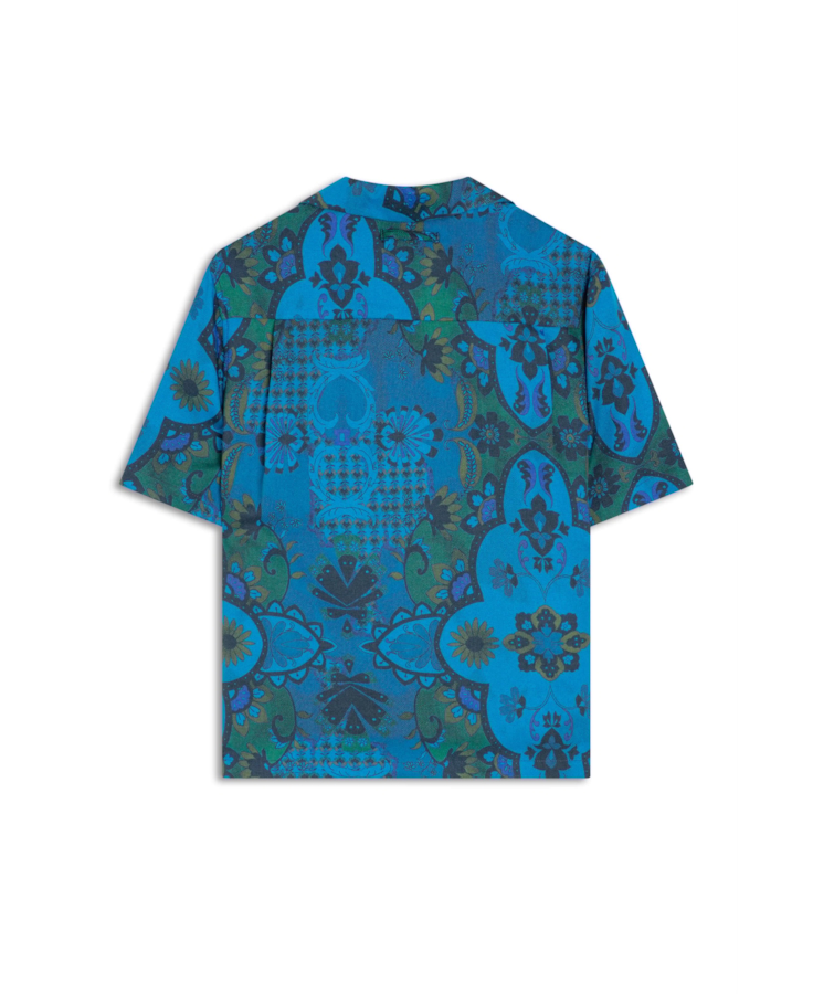 Camisa Flowers Mix American Oceano