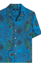 Camisa Flowers Mix American Oceano