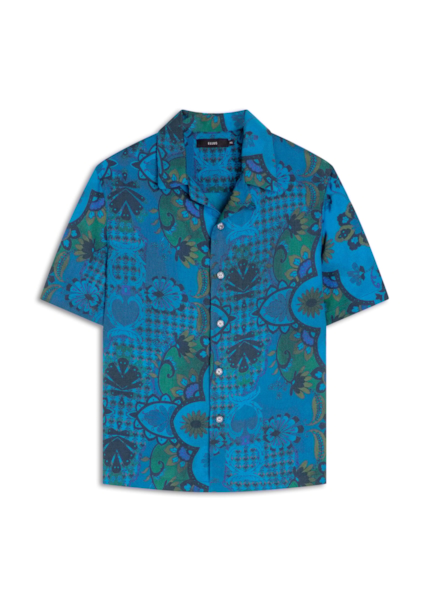 Camisa Flowers Mix American Oceano