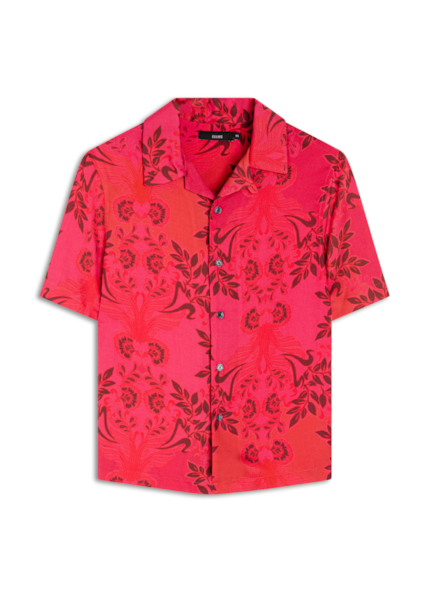 Camisa Flowers Mix American Pink