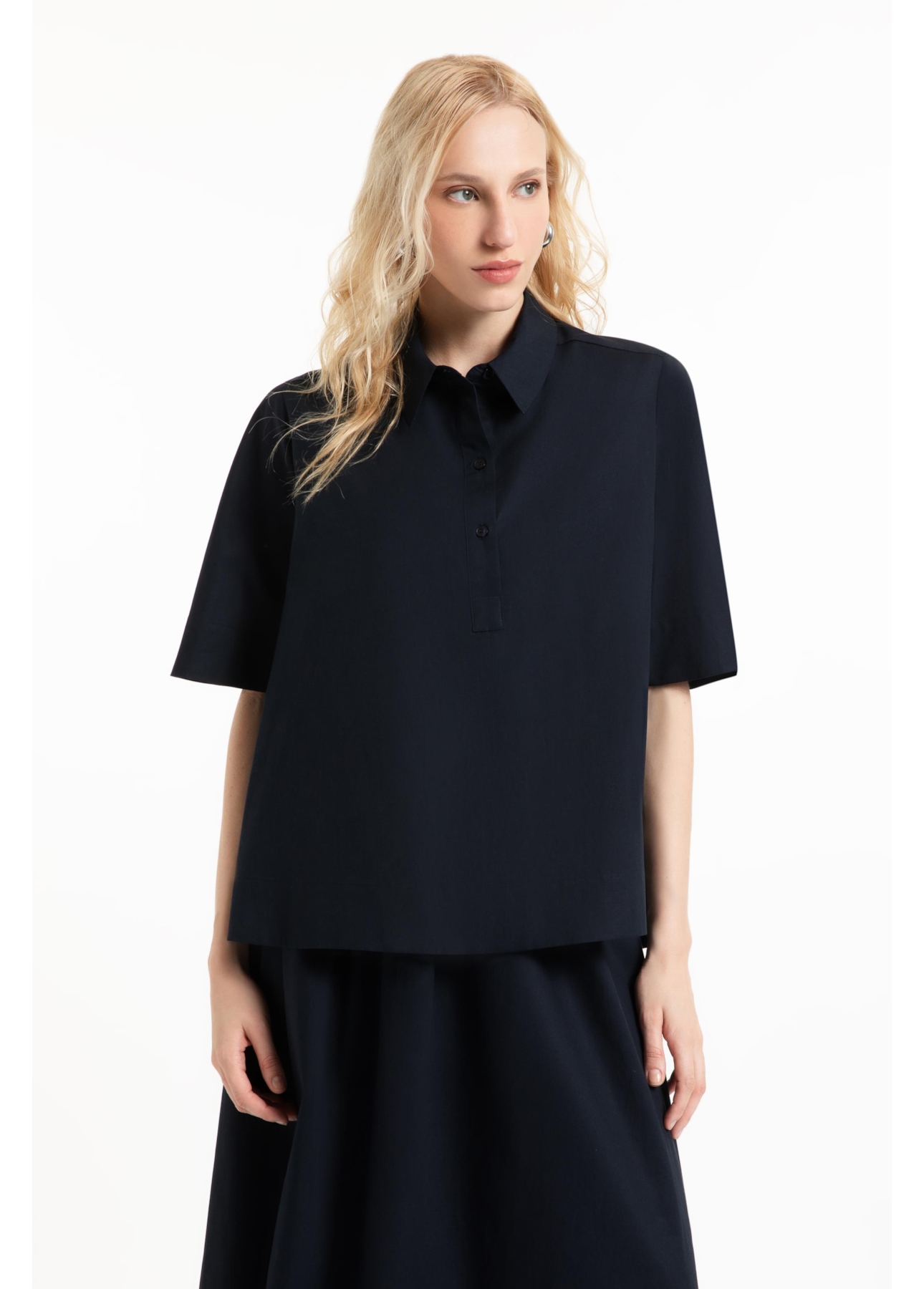 Camisa Galles Peitilho Preto