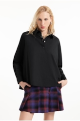 Camisa Galles Peitilho Preto