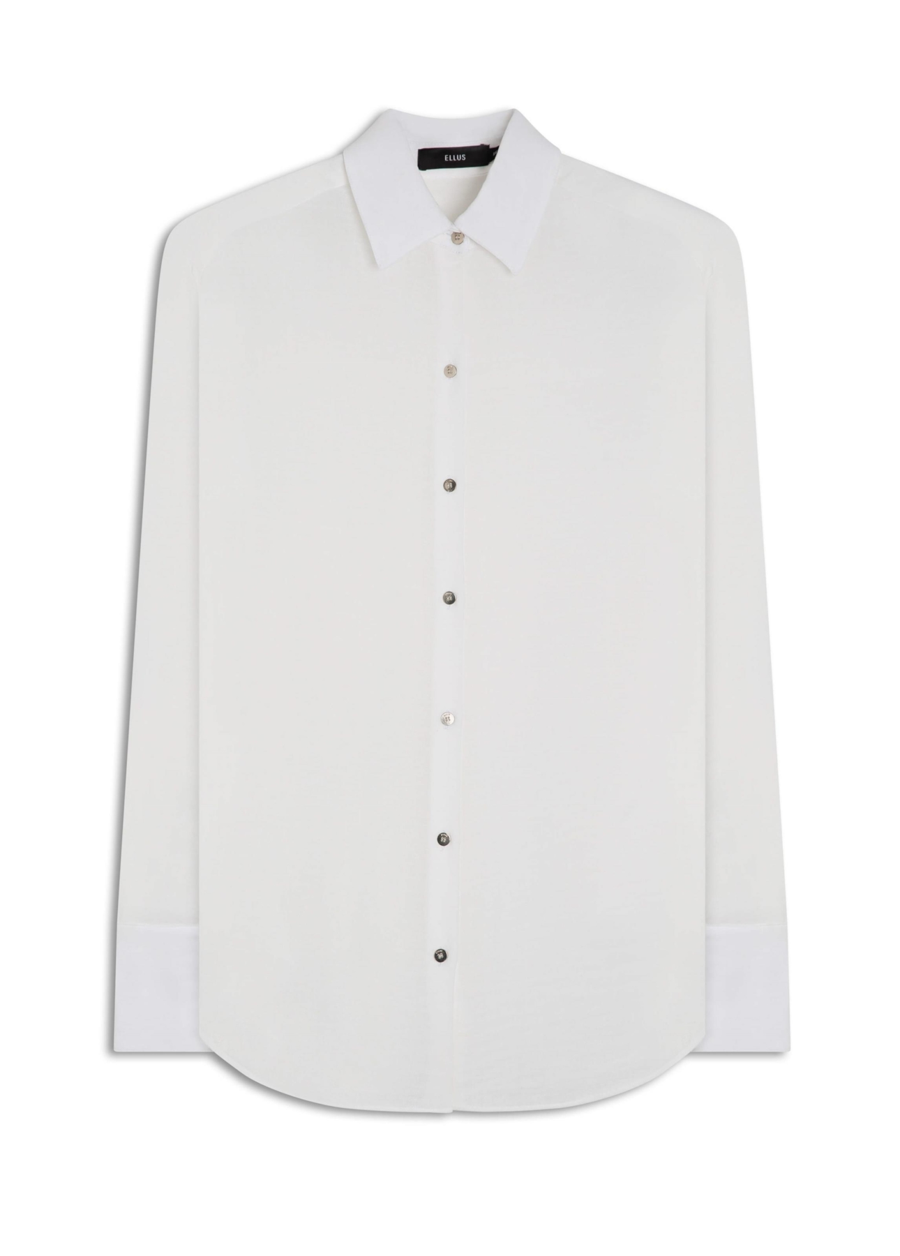 Camisa Georgette Oversized Ellus Off White