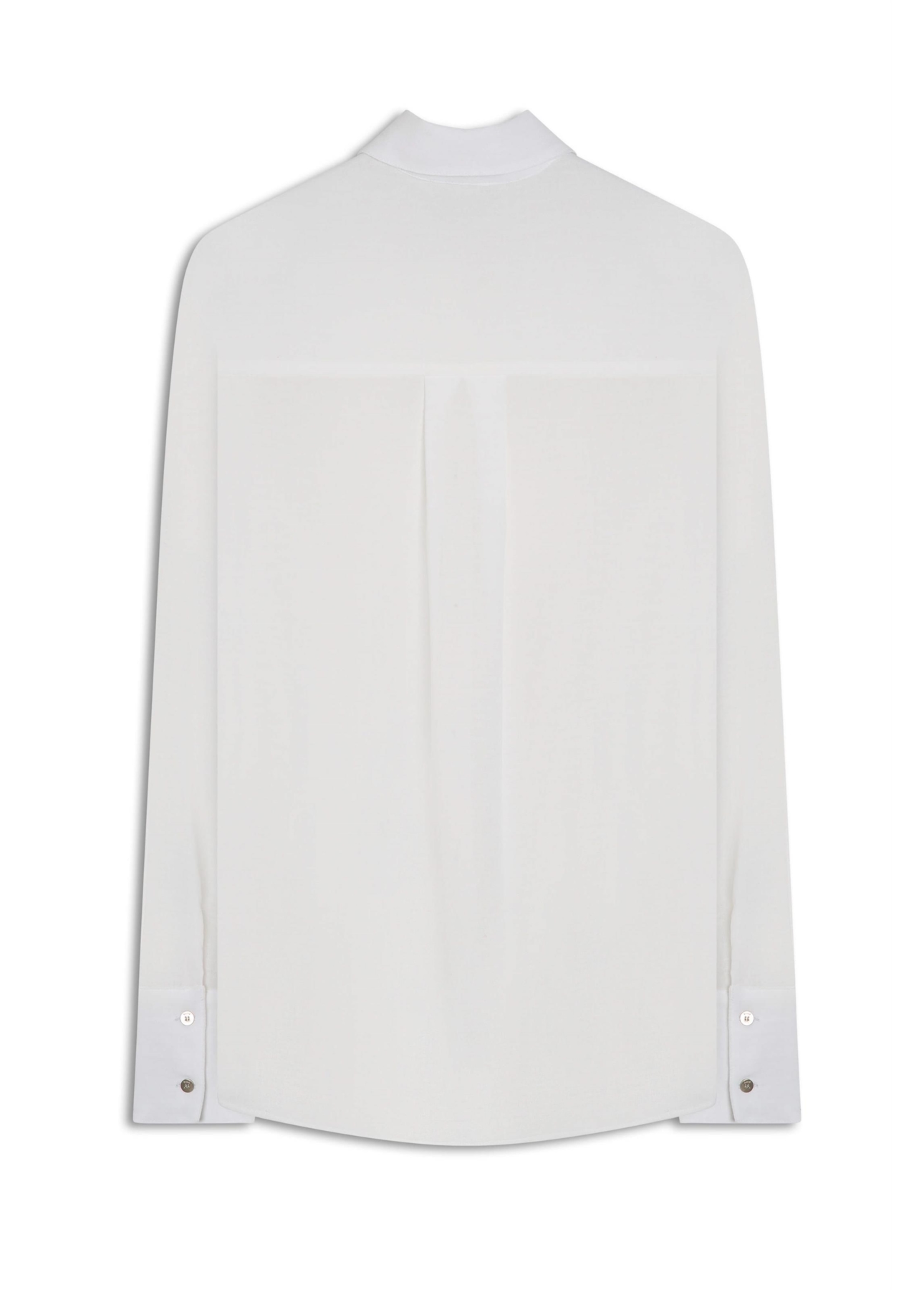 Camisa Georgette Oversized Ellus Off White