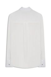 Camisa Georgette Oversized Ellus Off White