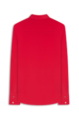 Camisa Georgette Petit Vermelho Vivo