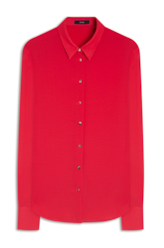 Camisa Georgette Petit Vermelho Vivo