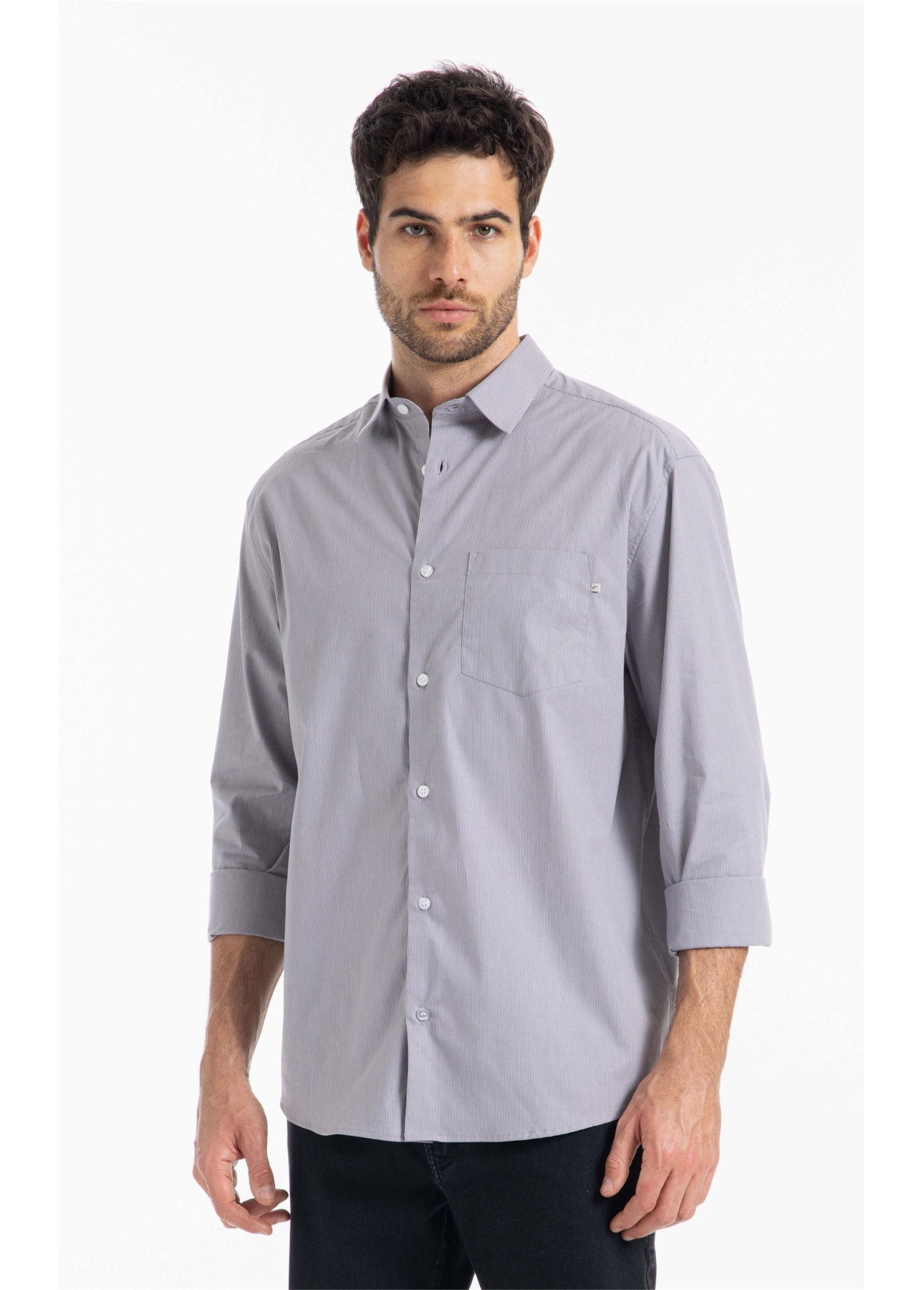 Camisa Greenland Xangai Grafite