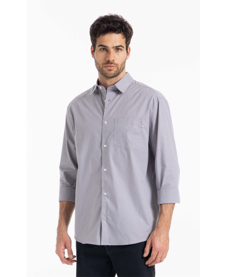 Camisa Greenland Xangai Grafite
