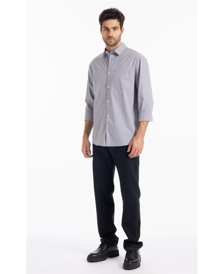 Camisa Greenland Xangai Grafite