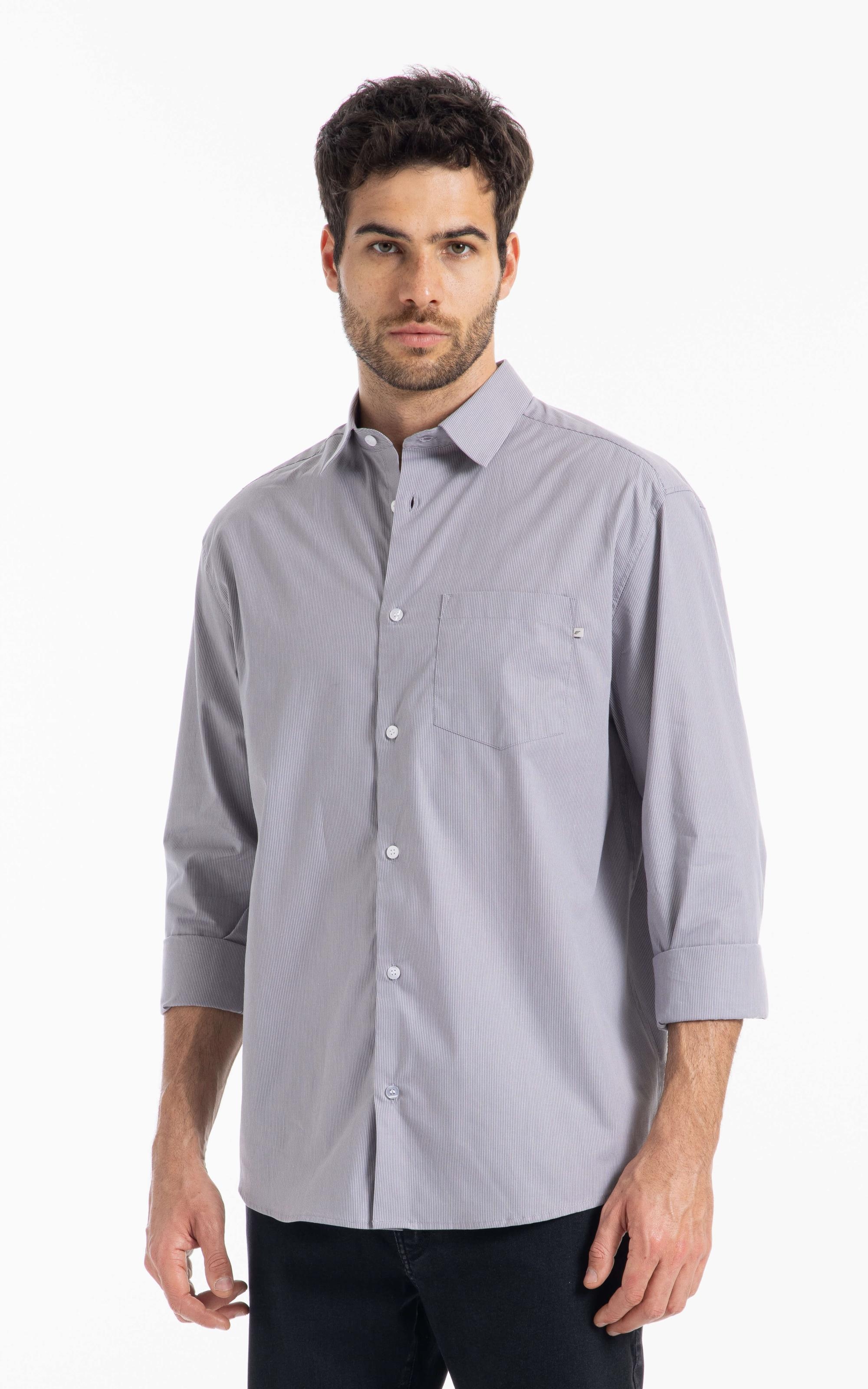 Camisa Greenland Xangai Grafite