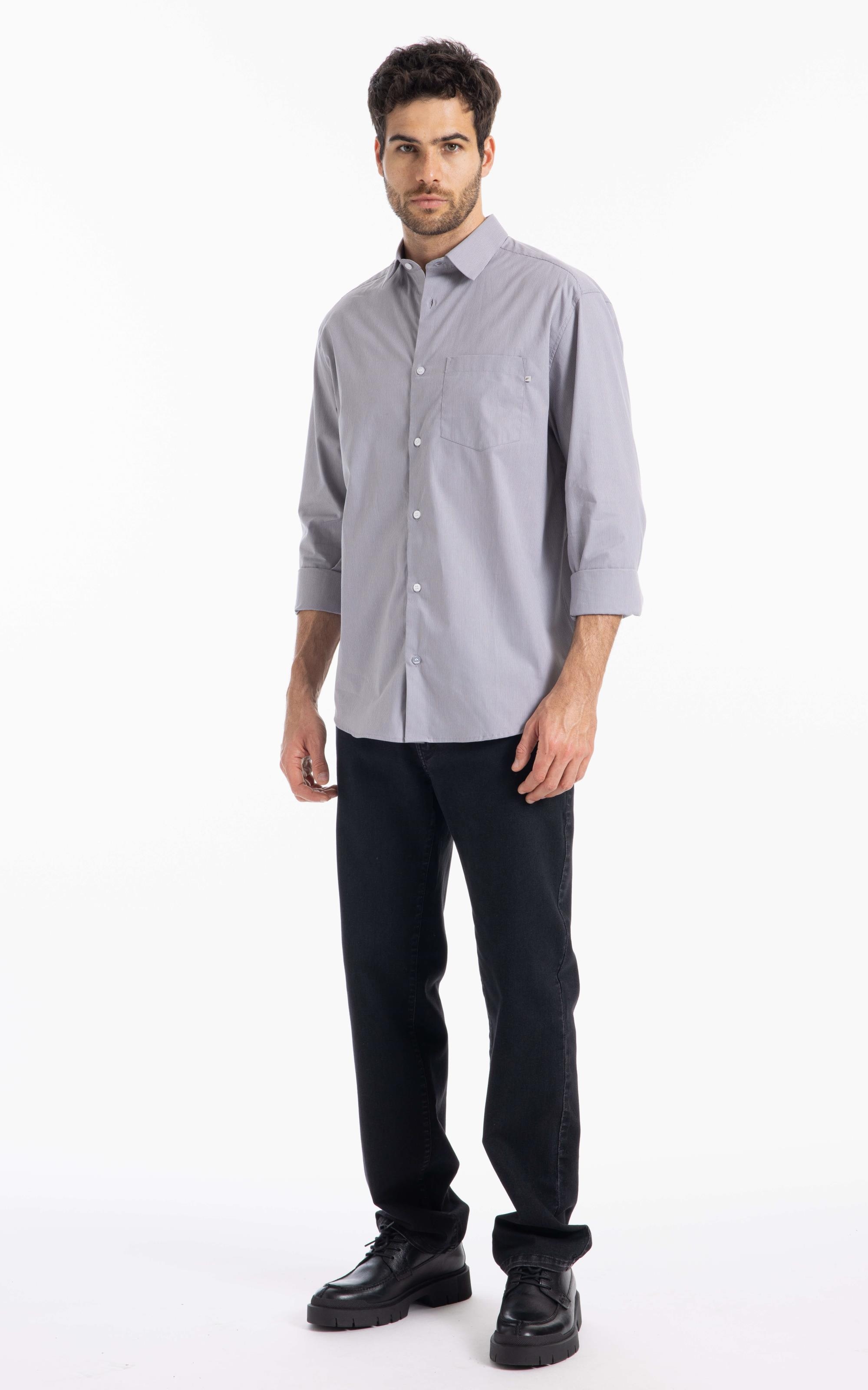 Camisa Greenland Xangai Grafite
