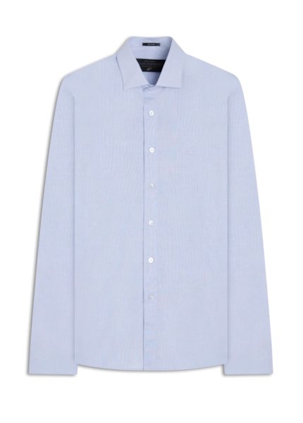 Camisa Hampton Slim Italian Azul Claro