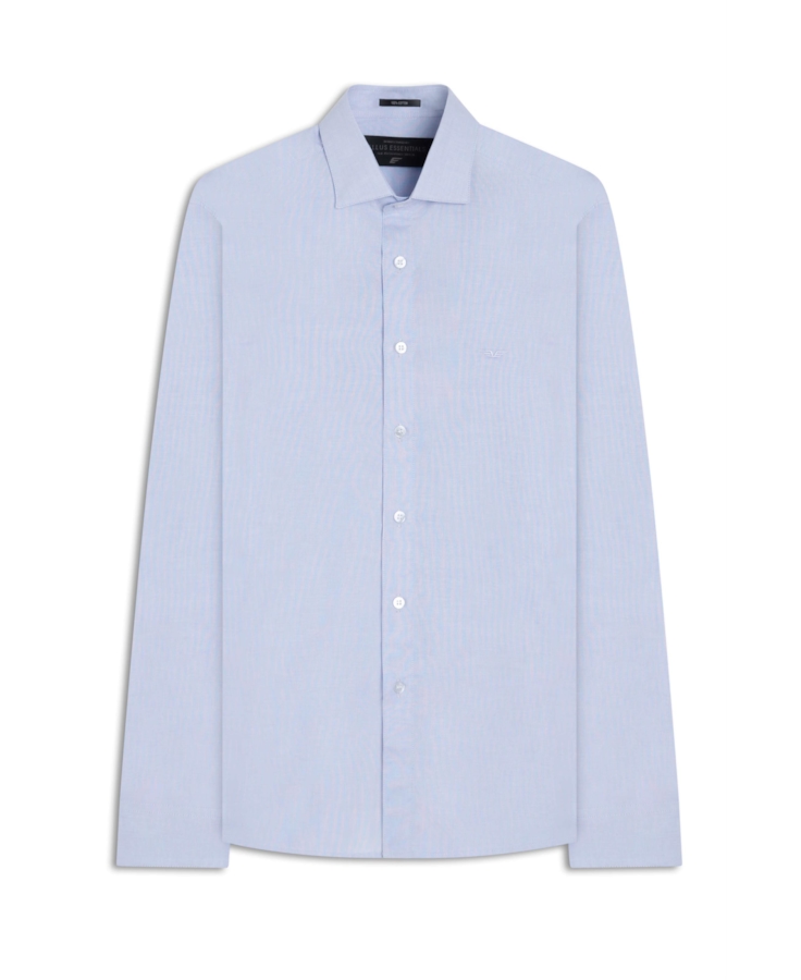Camisa Hampton Slim Italian Azul Claro