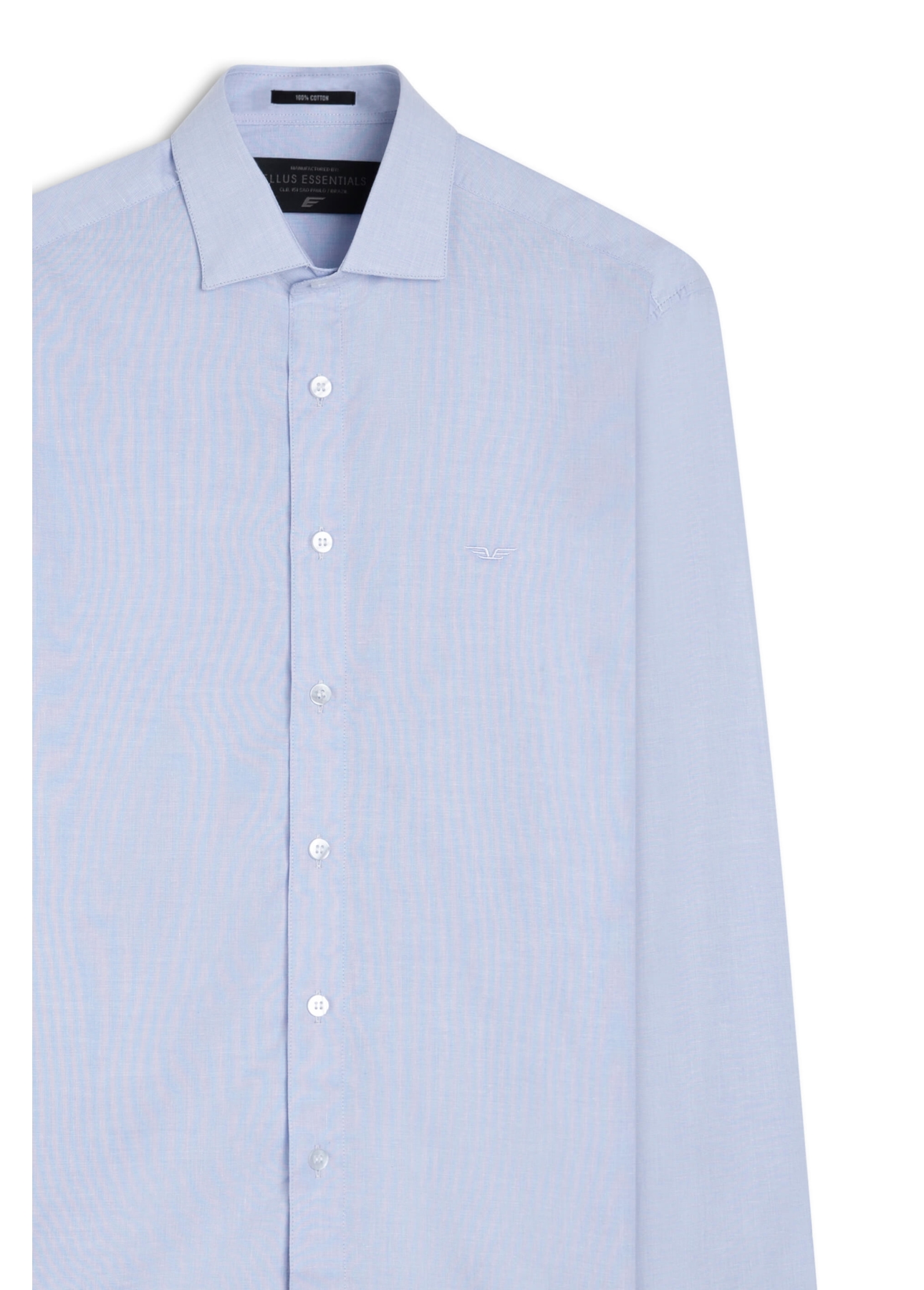 Camisa Hampton Slim Italian Azul Claro