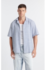 Camisa Hawai Azul Jeans