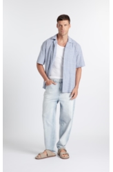 Camisa Hawai Azul Jeans
