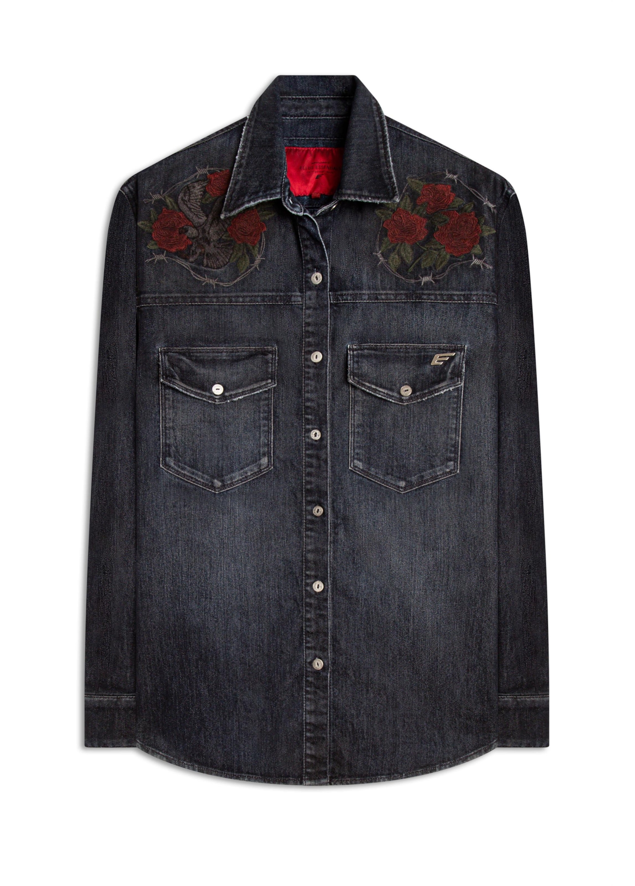 Camisa High Comfort Dark Indigo 1704-Lav.Escuro C/Tie Dye