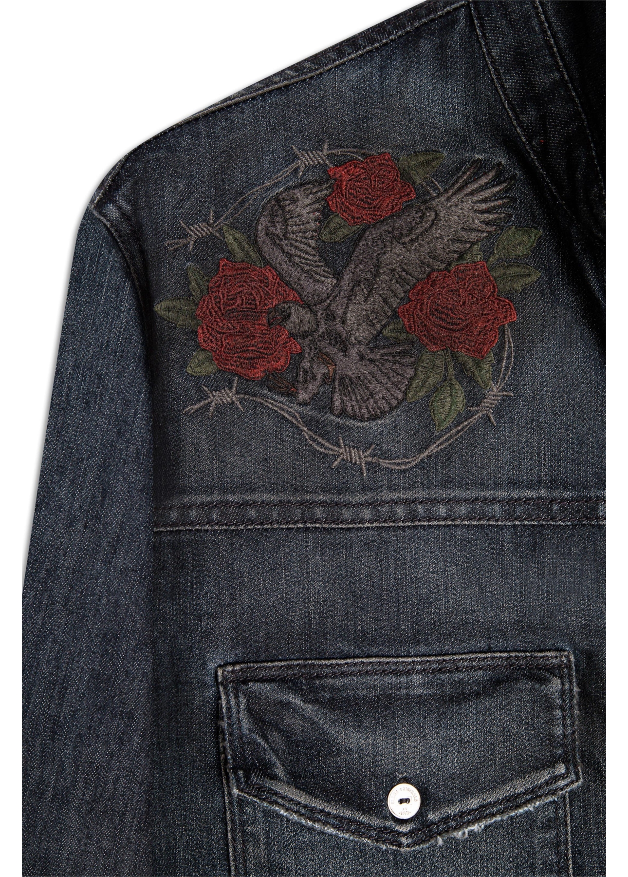 Camisa High Comfort Dark Indigo 1704-Lav.Escuro C/Tie Dye
