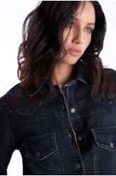 Camisa High Comfort Dark Indigo Escuro C/ Jato