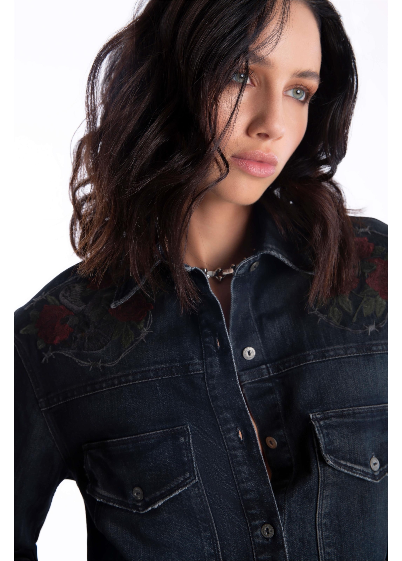Camisa High Comfort Dark Indigo Escuro C/ Jato