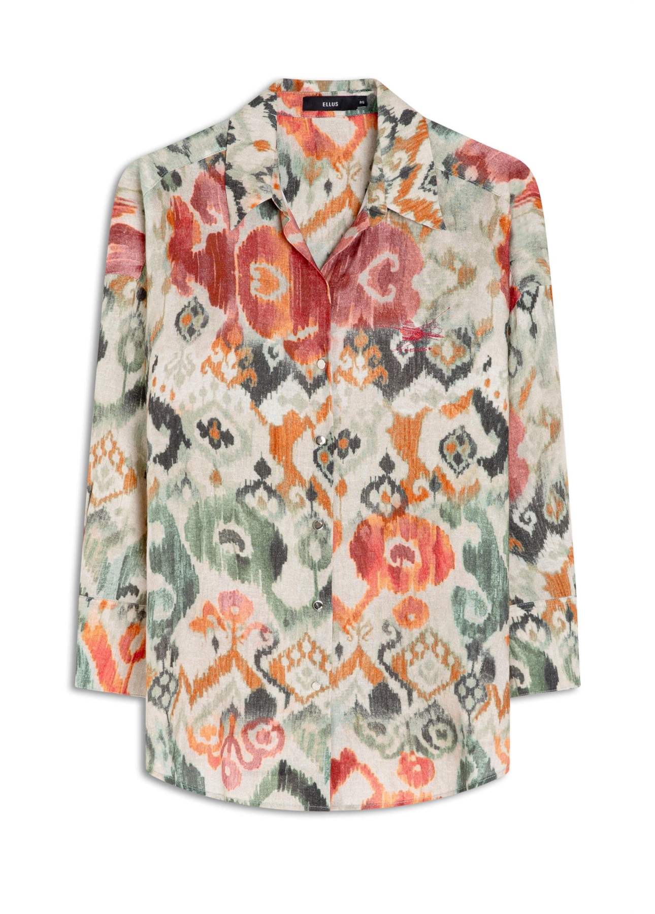 Camisa Ikat Water Oversized Padrao 6