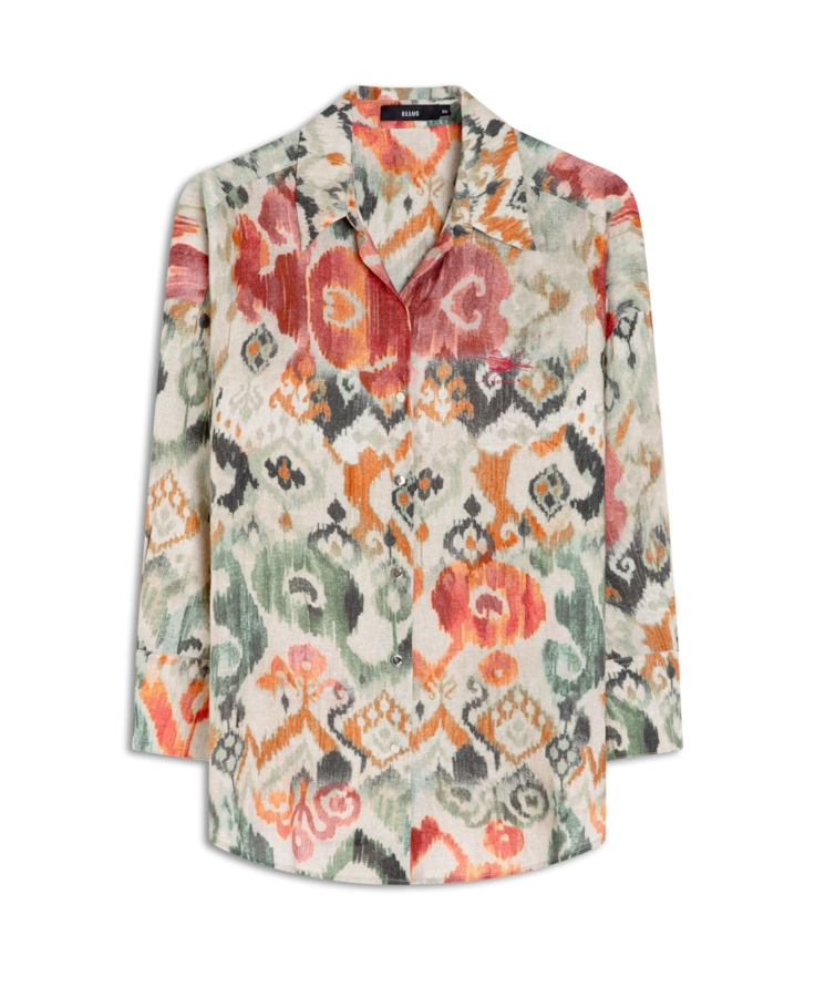Camisa Ikat Water Oversized Padrao 6