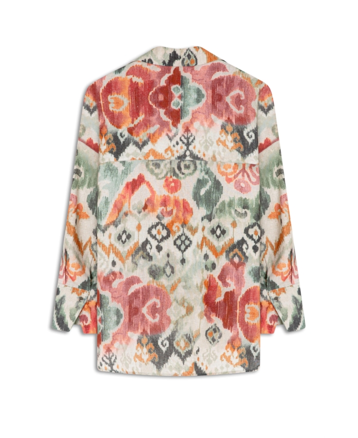 Camisa Ikat Water Oversized Padrao 6