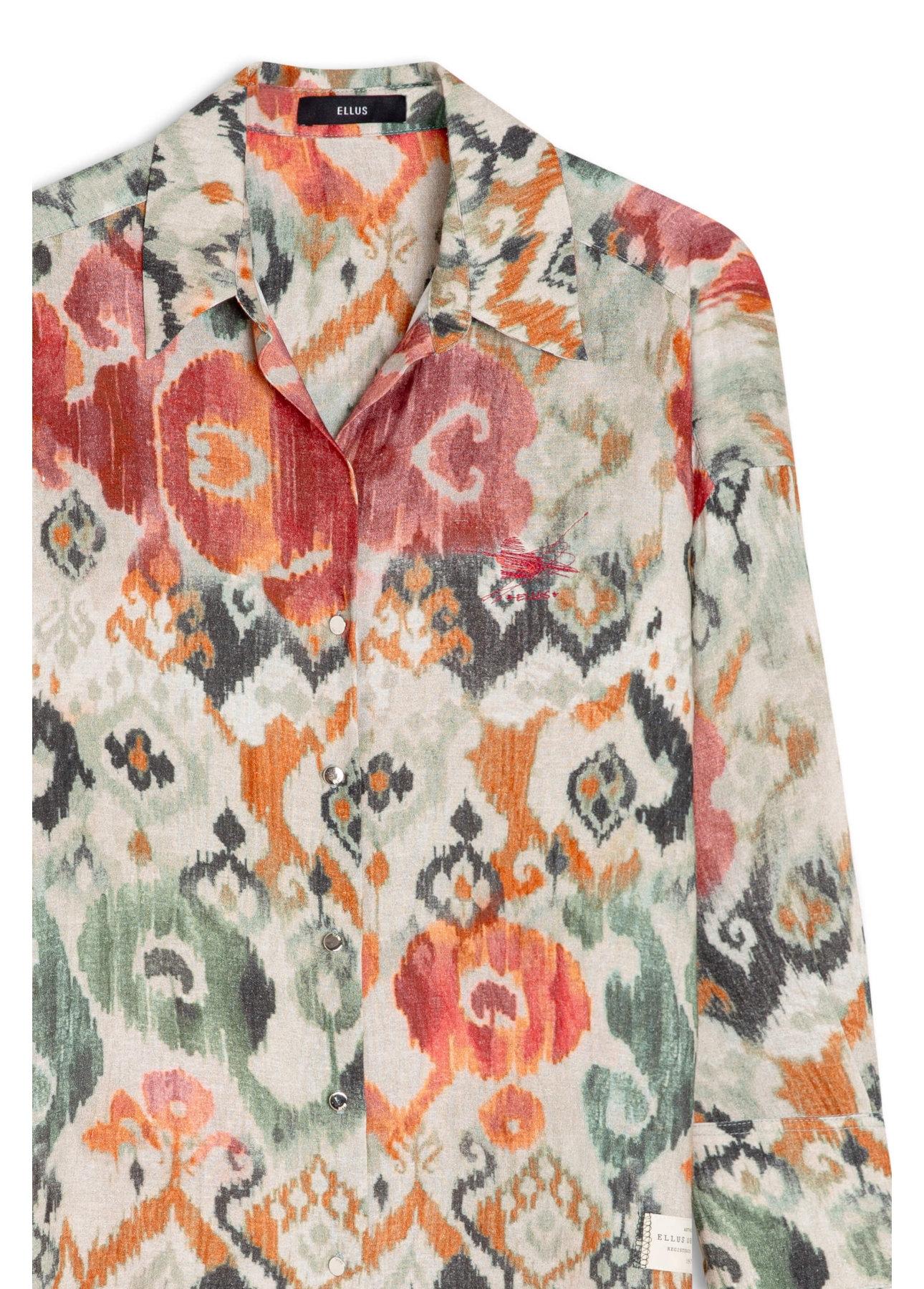 Camisa Ikat Water Oversized Padrao 6