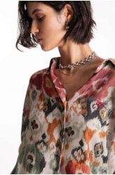 Camisa Ikat Water Oversized Padrao 6