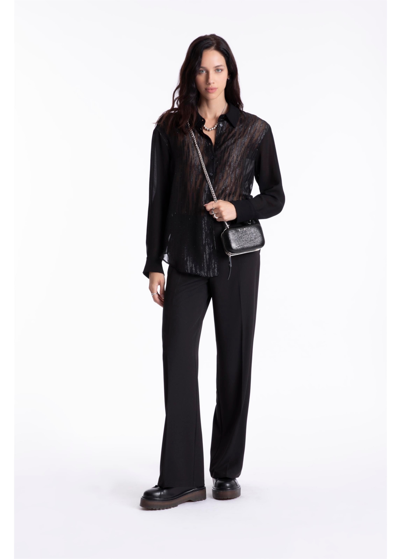 Camisa Jacquard Big Classic Preto